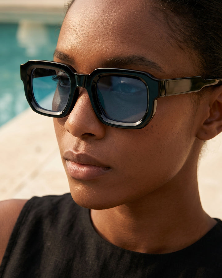 Lucio Square-Frame Sunglasses