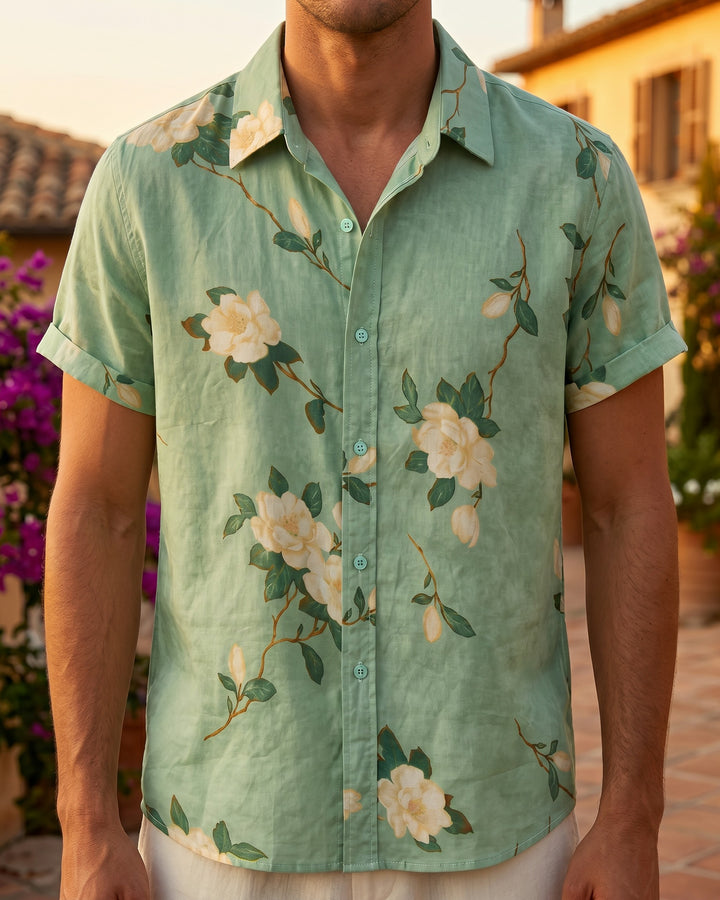 Ciro Floral Short-Sleeve Shirt