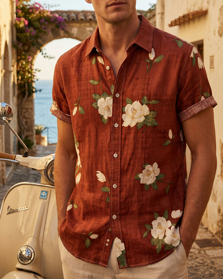 Ciro Floral Short-Sleeve Shirt