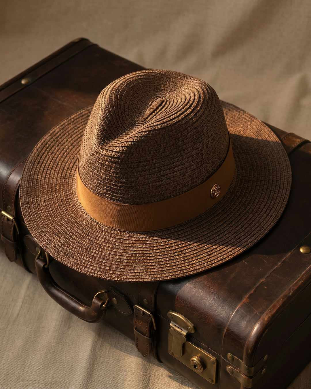 Giovanni Straw Wide-Brim Hat