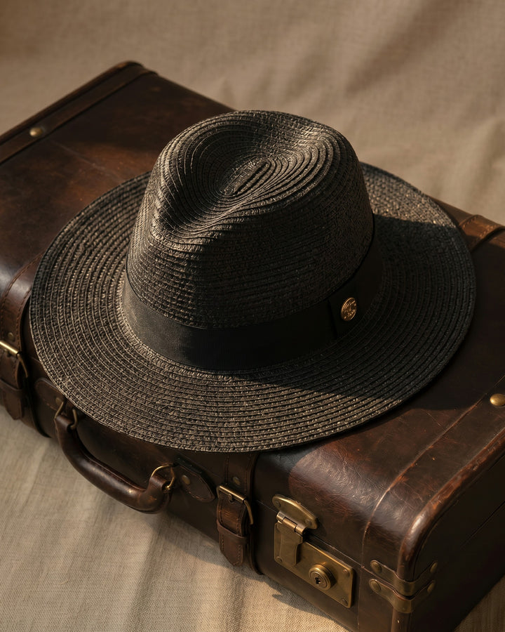 Giovanni Straw Wide-Brim Hat