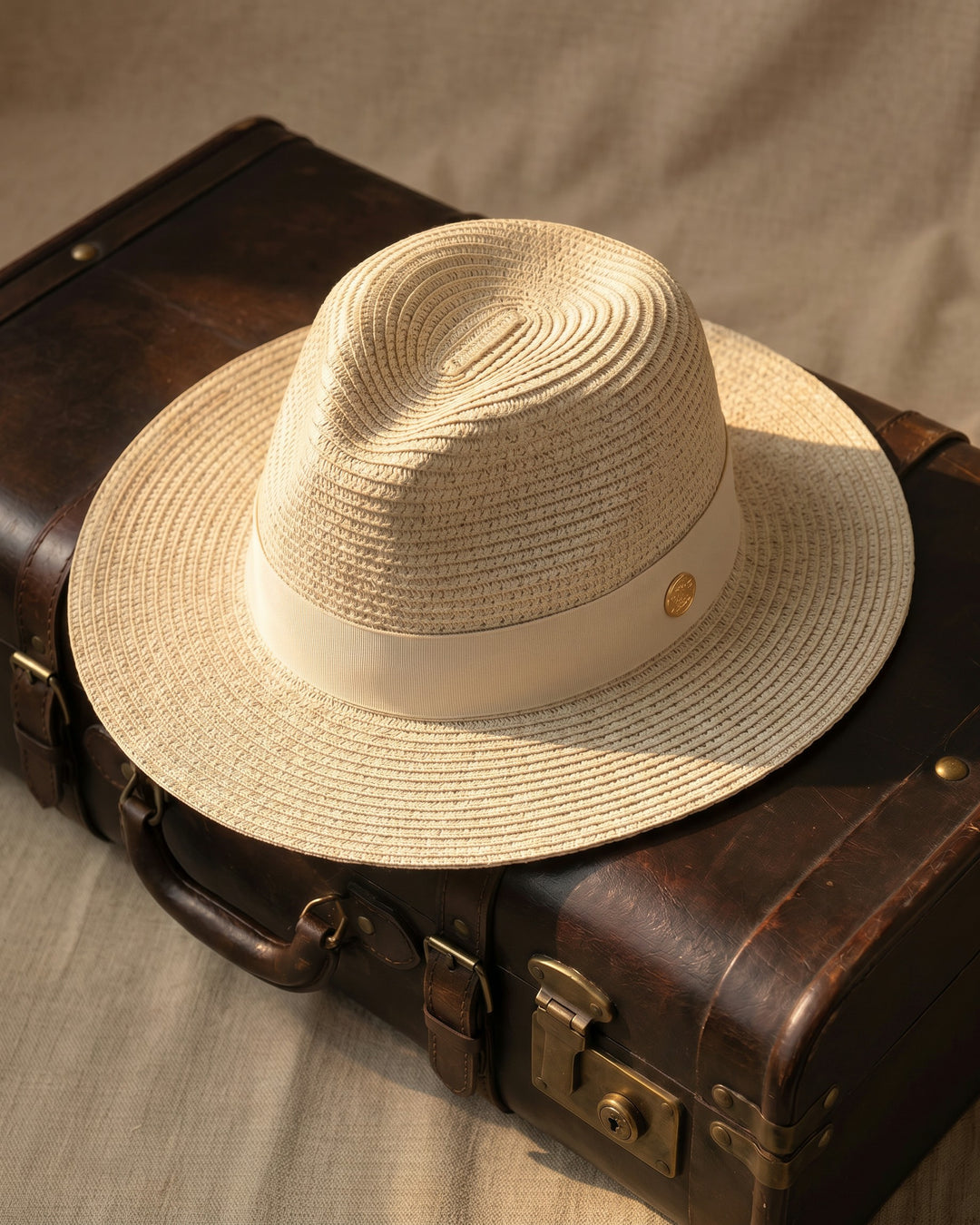 Giovanni Straw Wide-Brim Hat