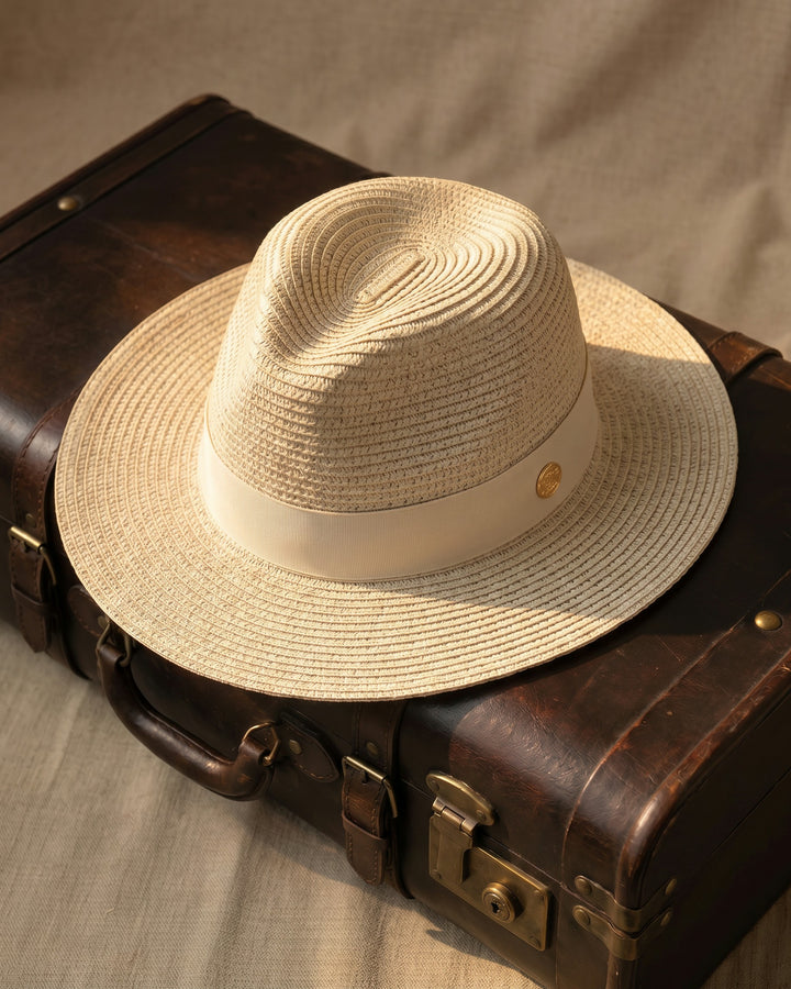 Giovanni Straw Wide-Brim Hat