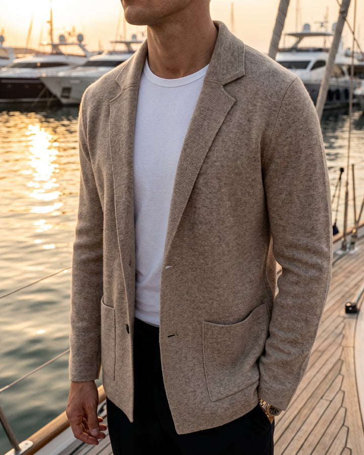 Tomas Cashmere Knit Blazer