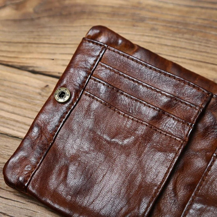 Silvano Distressed Leather Wallet