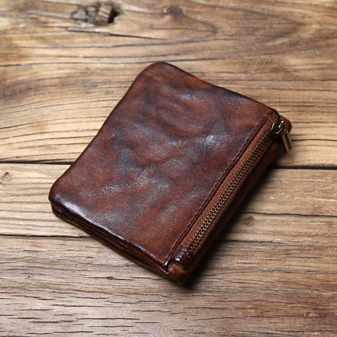 Silvano Distressed Leather Wallet