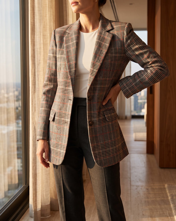 Zaira Glen Plaid Blazer