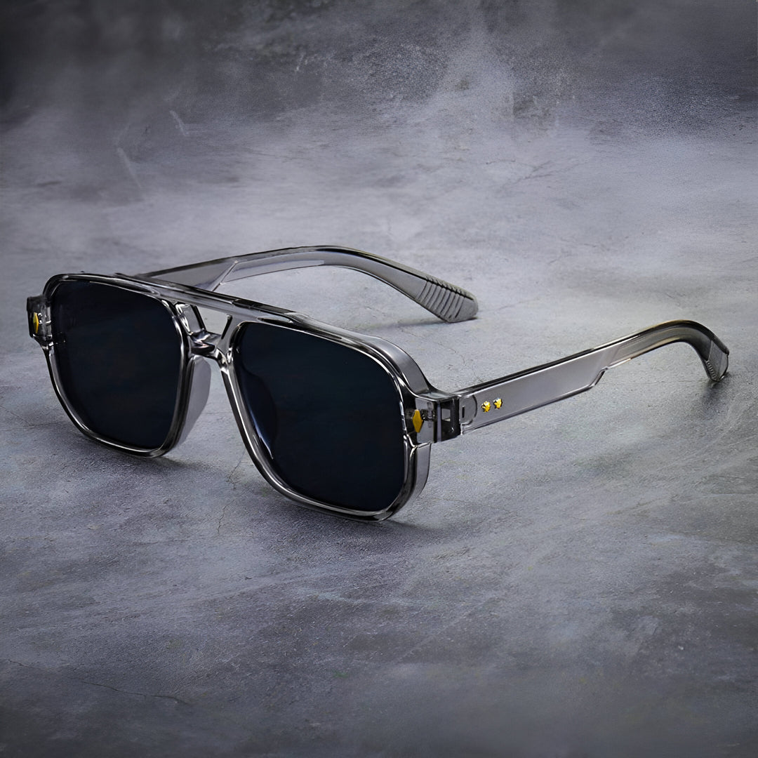 Luciano Retro Aviator Sunglasses