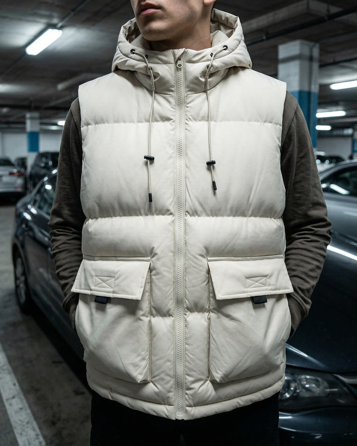 Ettore Hooded Puffer Vest