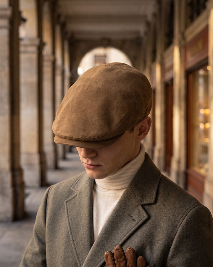 Romeo Suede Flat Cap