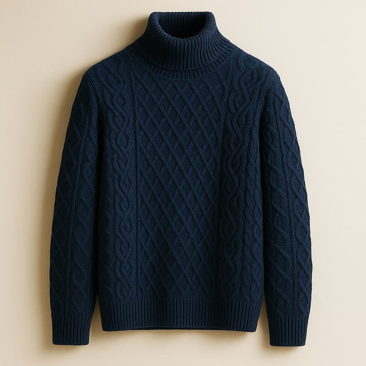Nikos Cotton Turtleneck Sweater