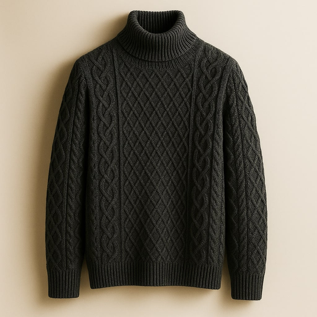 Nikos Cotton Turtleneck Sweater