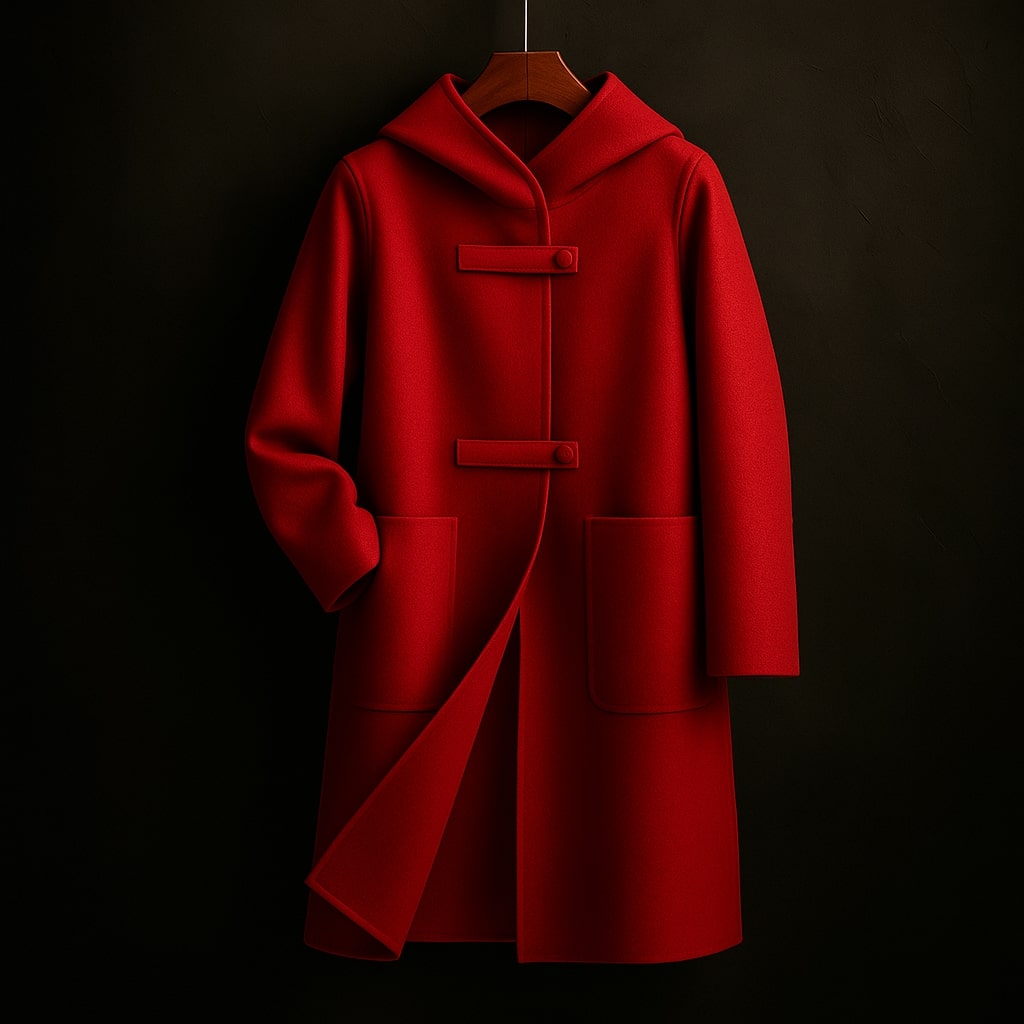 Lucia Wool Hooded Coat