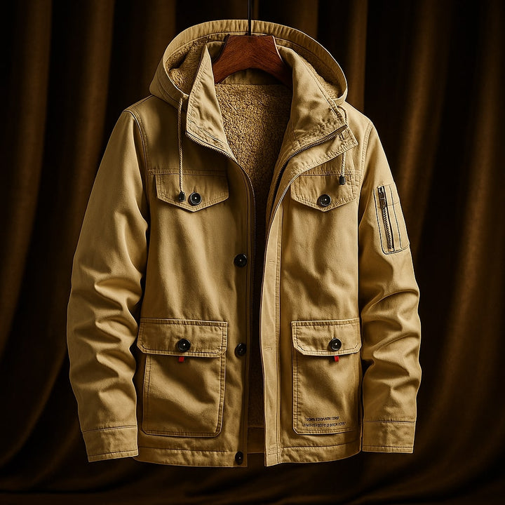 Nikos Cotton Hooded Field Jacket