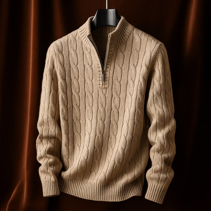 Nico Cable Half-Zip Sweater