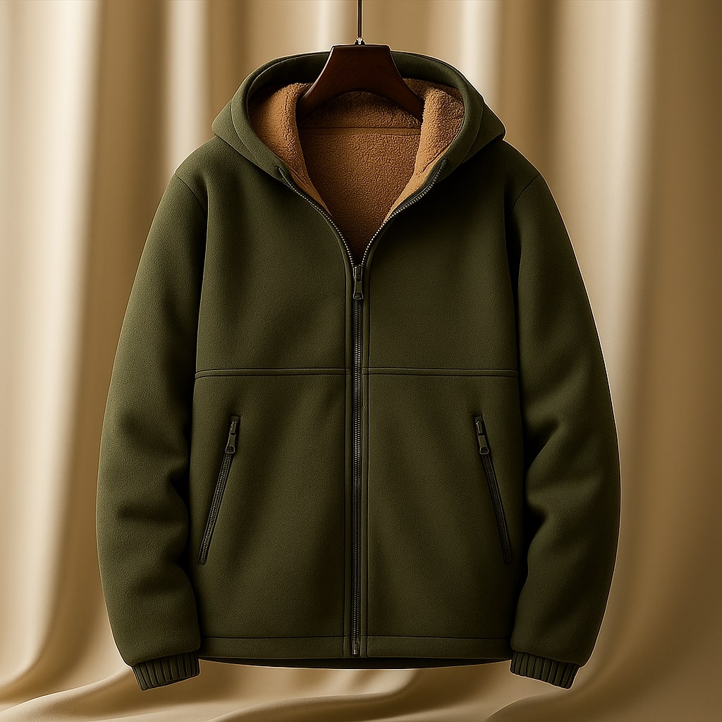 René Fleece Hooded Jacket
