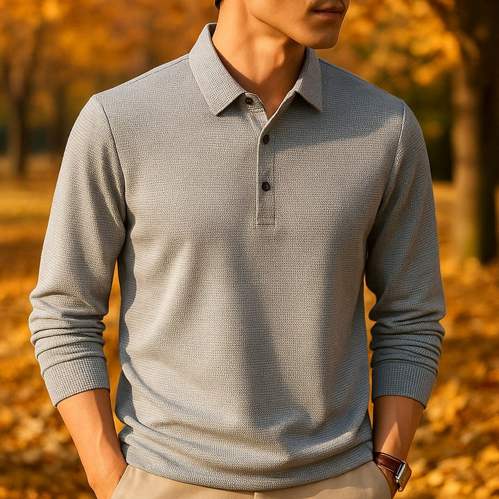 Lorenzo Long-Sleeve Polo