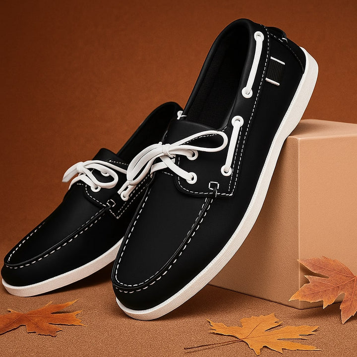 Riccardo Leather Boat Shoes