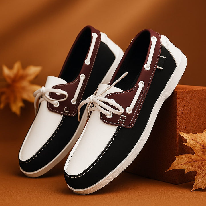 Riccardo Leather Boat Shoes