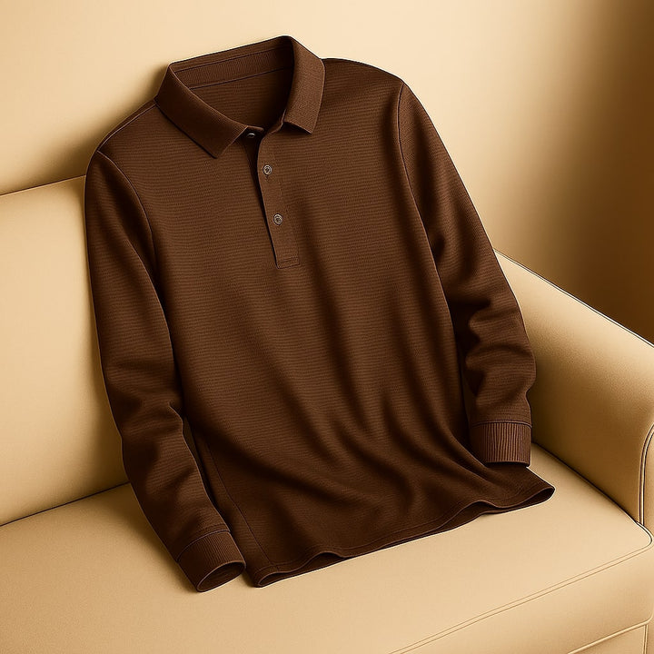 Lorenzo Long-Sleeve Polo