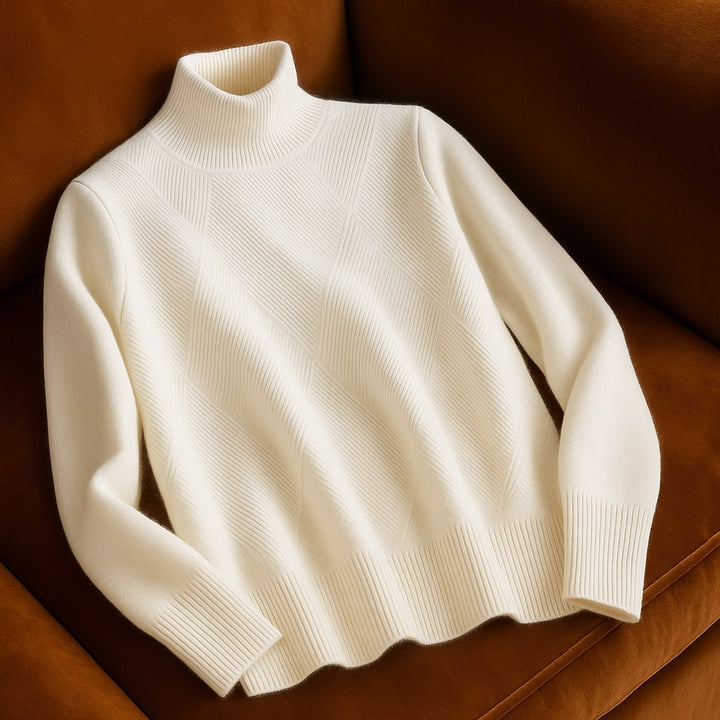Clara Wool Turtleneck Sweater