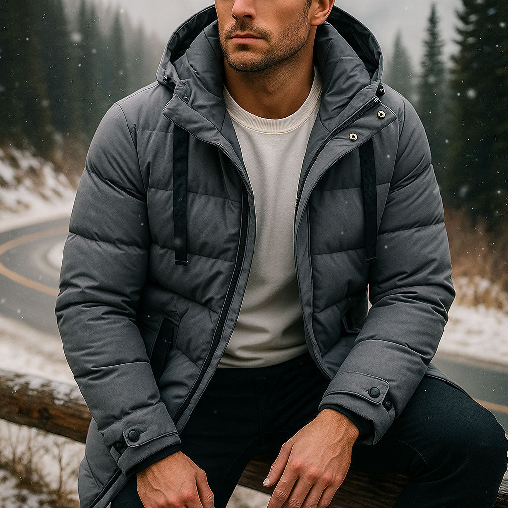 Stefano Quilted Shell Parka