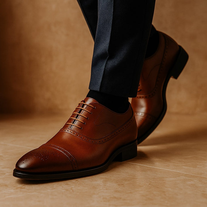 Vittore Leather Oxford Shoes