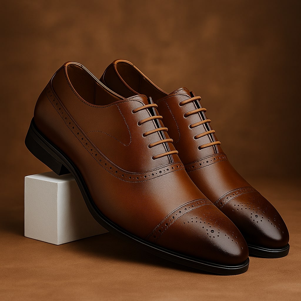 Vittore Leather Oxford Shoes