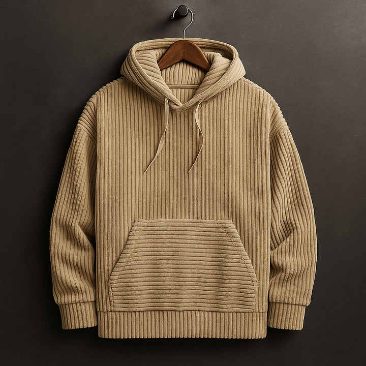 Alessio Corduroy Hooded Sweatshirt