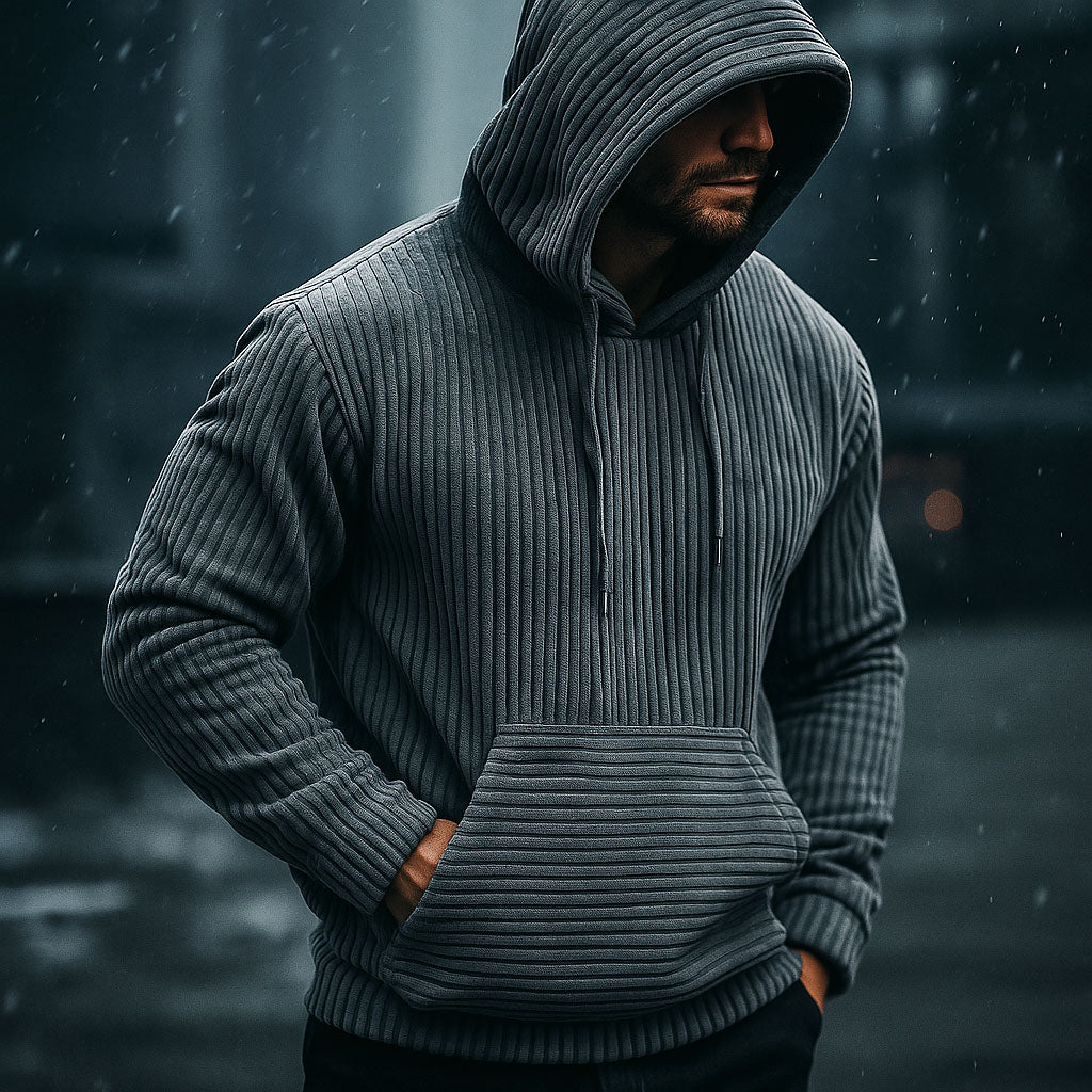 Alessio Corduroy Hooded Sweatshirt