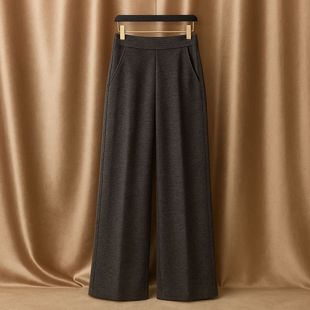 Alessia Wool Wide-Leg Trousers