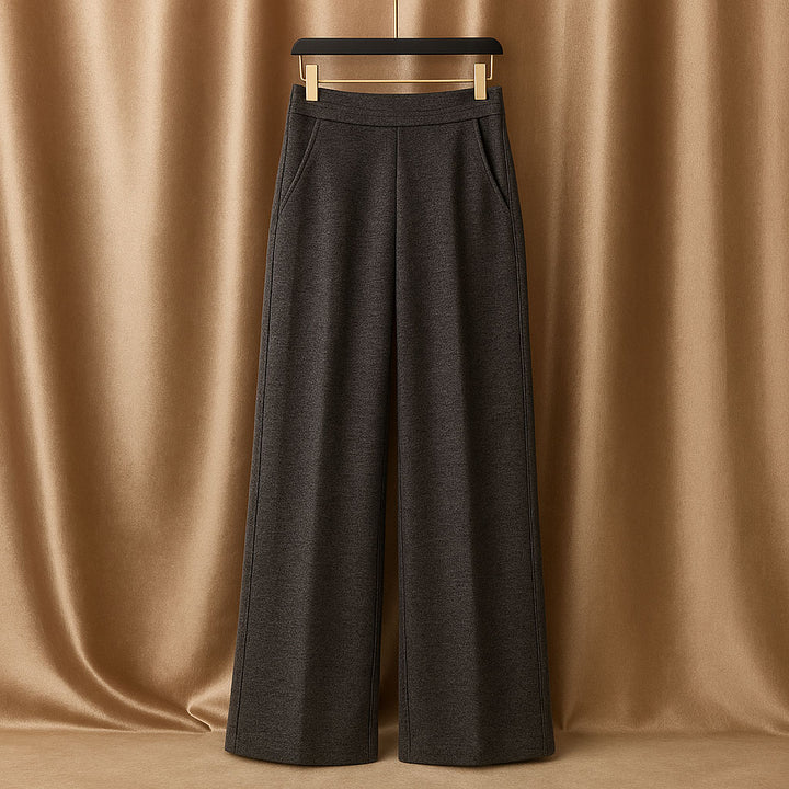 Alessia Wool Wide-Leg Trousers