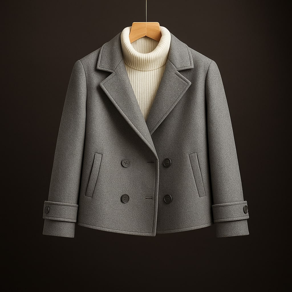 Valentina Wool Peacoat