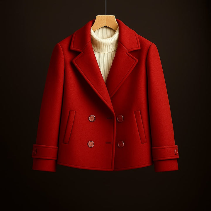 Valentina Wool Peacoat