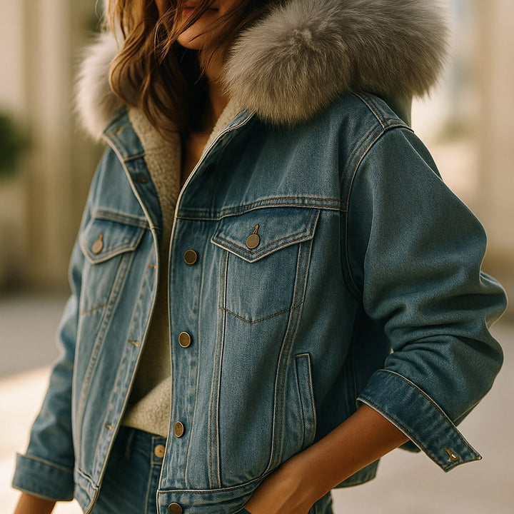 Clara Lined Denim Jacket