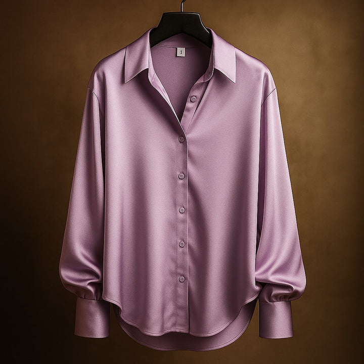 Isabella Satin Button Shirt
