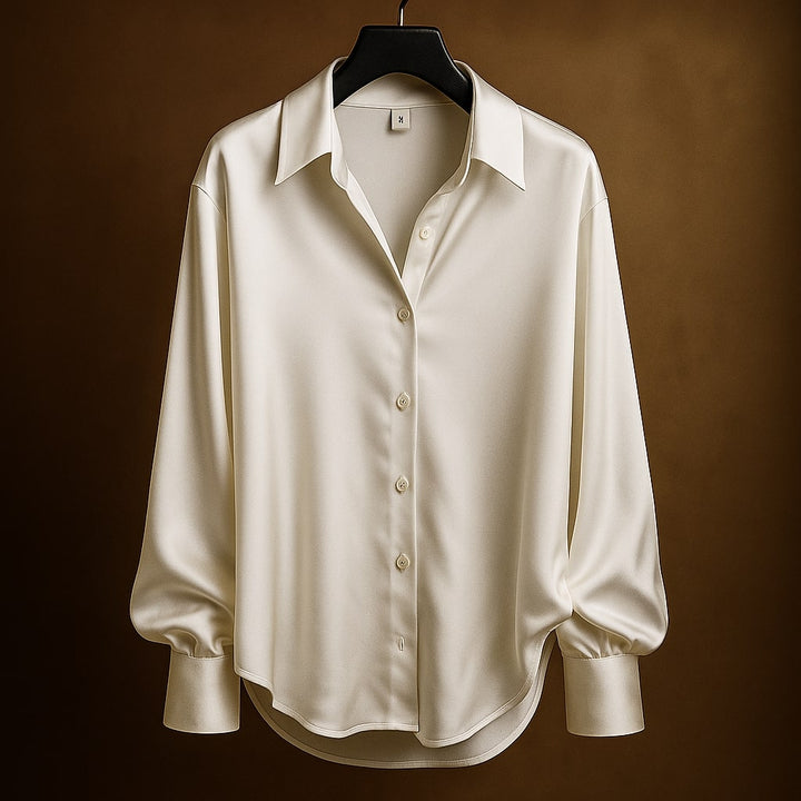 Isabella Satin Button Shirt
