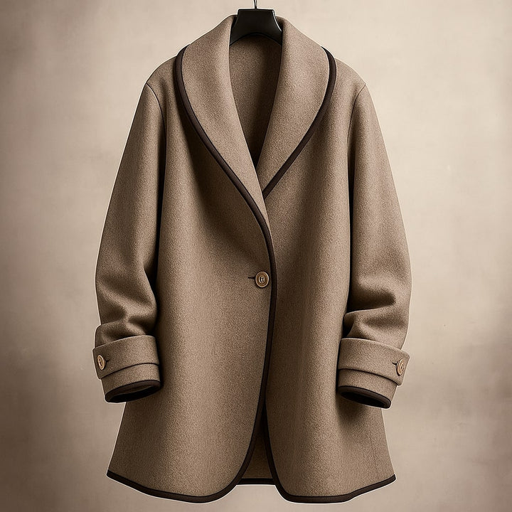 Lucia Wool Shawl Coat