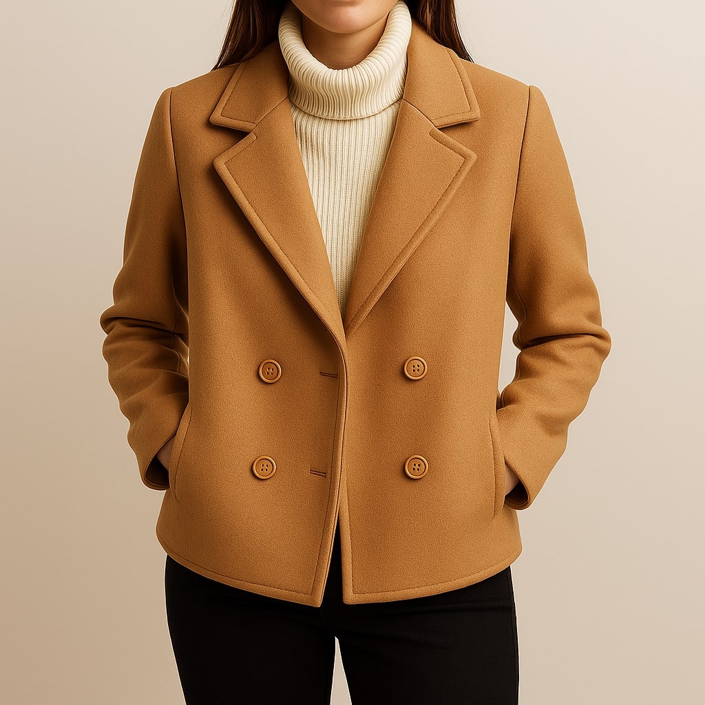 Valentina Wool Peacoat