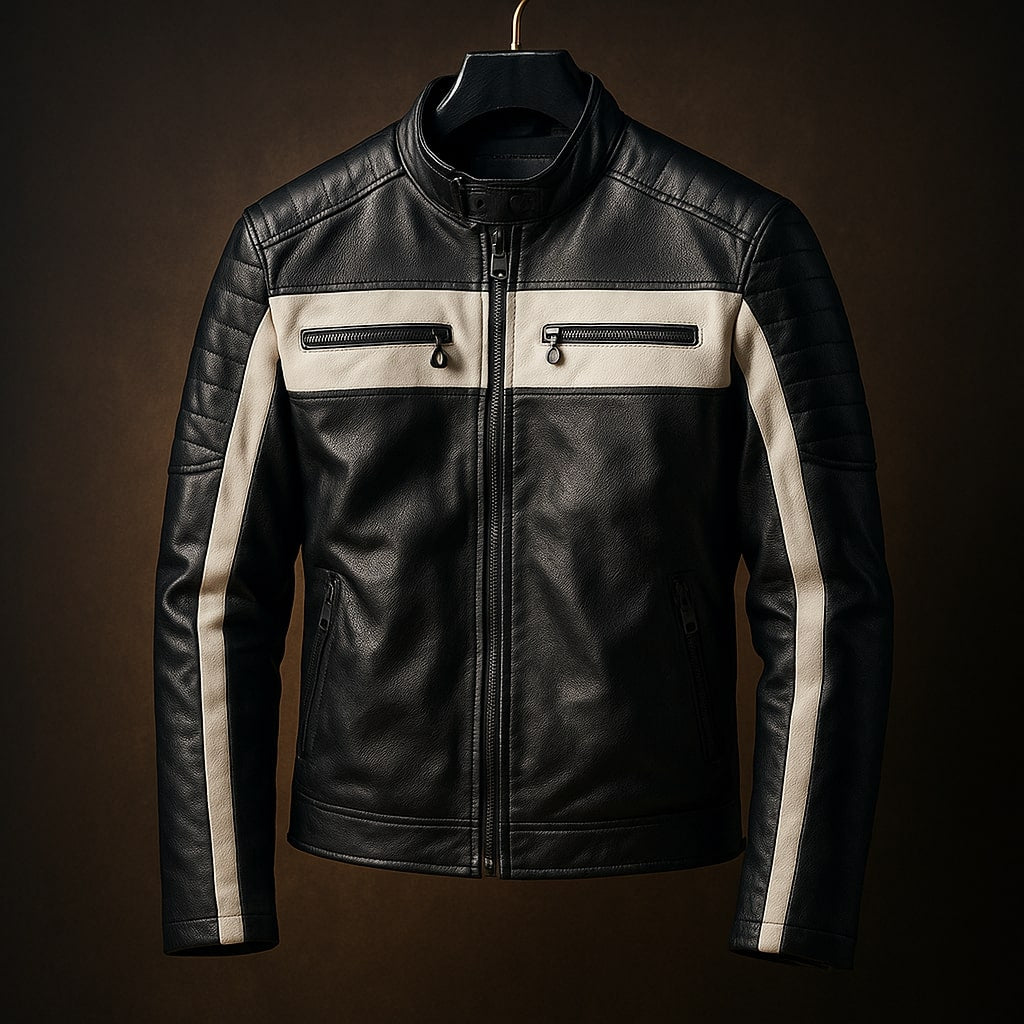 Riccardo Leather Moto Jacket
