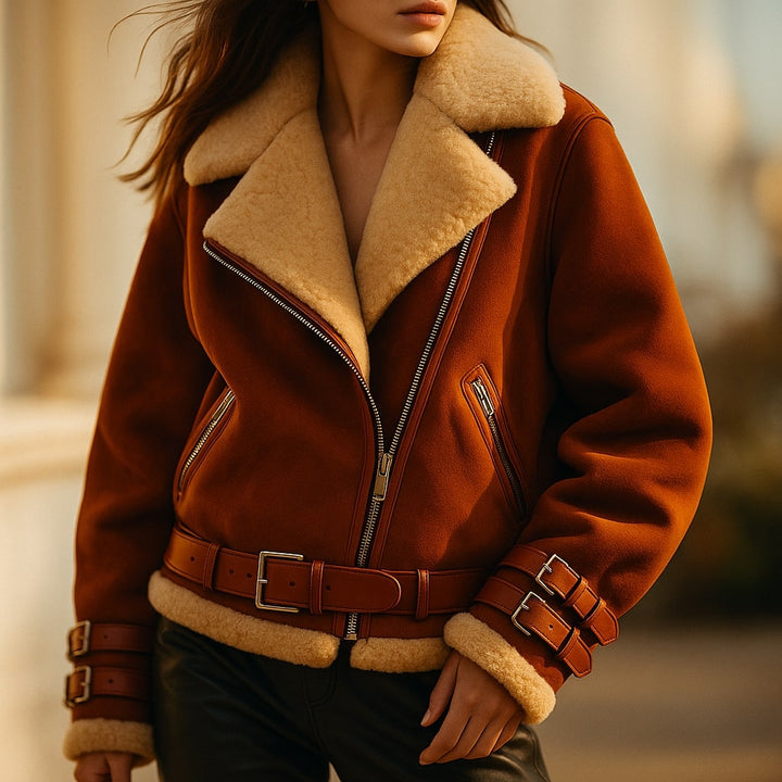 Giulia Shearling Leather Jacket