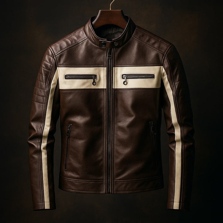 Riccardo Leather Moto Jacket