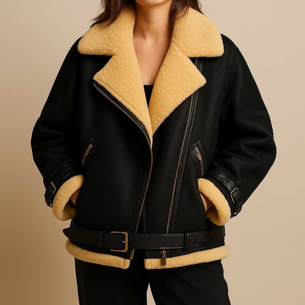 Giulia Shearling Leather Jacket
