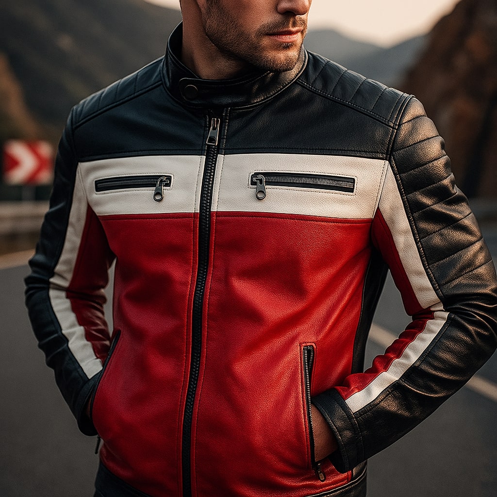 Riccardo Leather Moto Jacket
