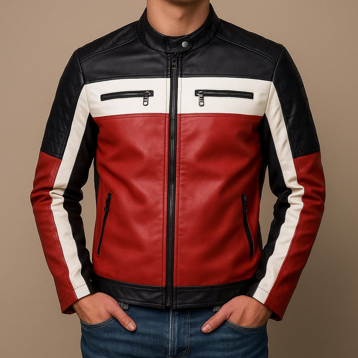Riccardo Leather Moto Jacket