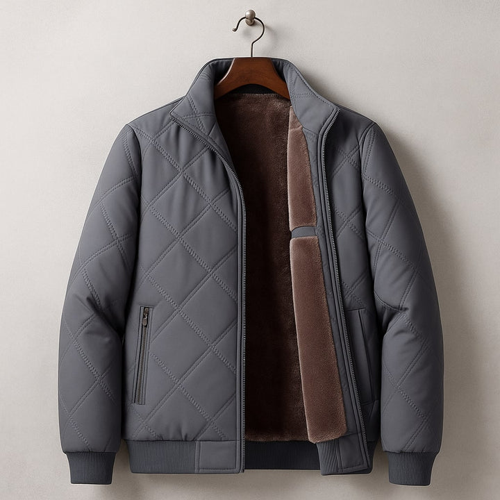 Hugo Quilted Fleece-Lined Jacket