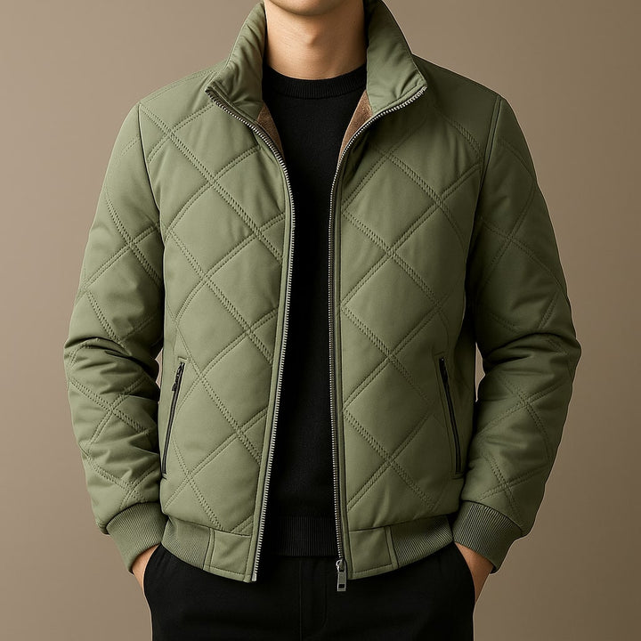 Hugo Quilted Fleece-Lined Jacket
