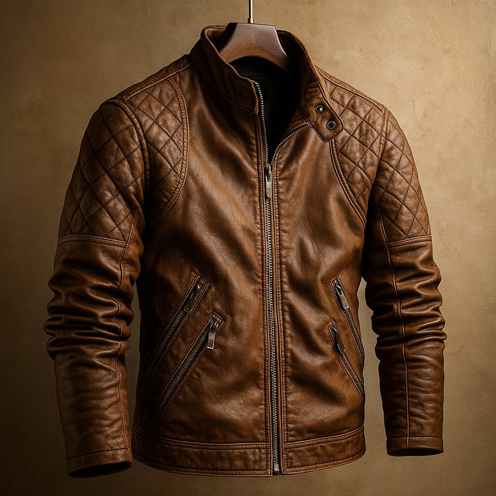 Dario Leather Moto Jacket