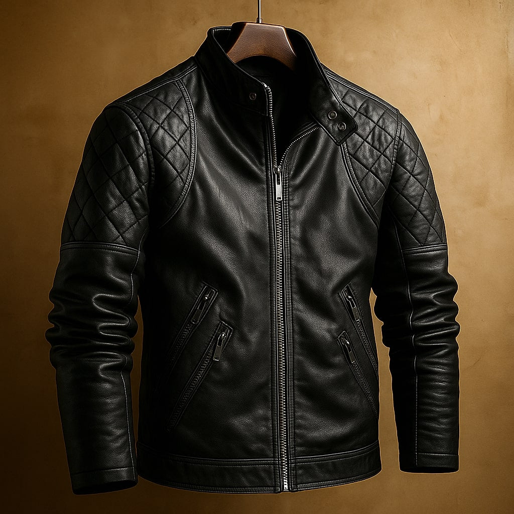 Dario Leather Moto Jacket