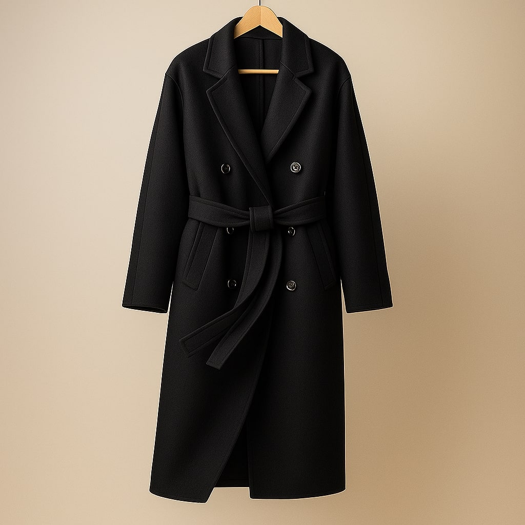 Alessandra Wool Belted Coat